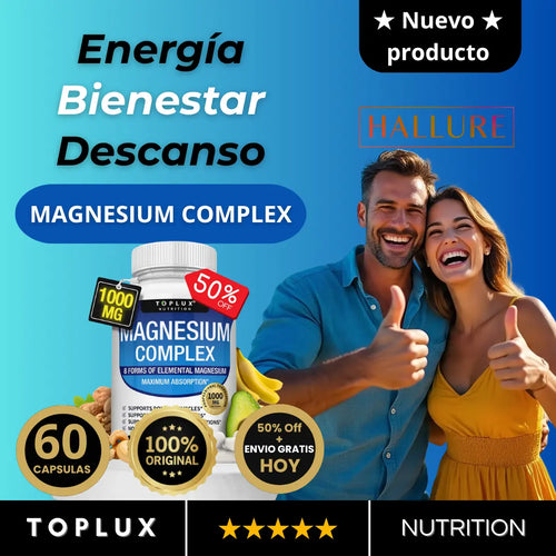 Magnesium Complex – Energía y firmeza natural